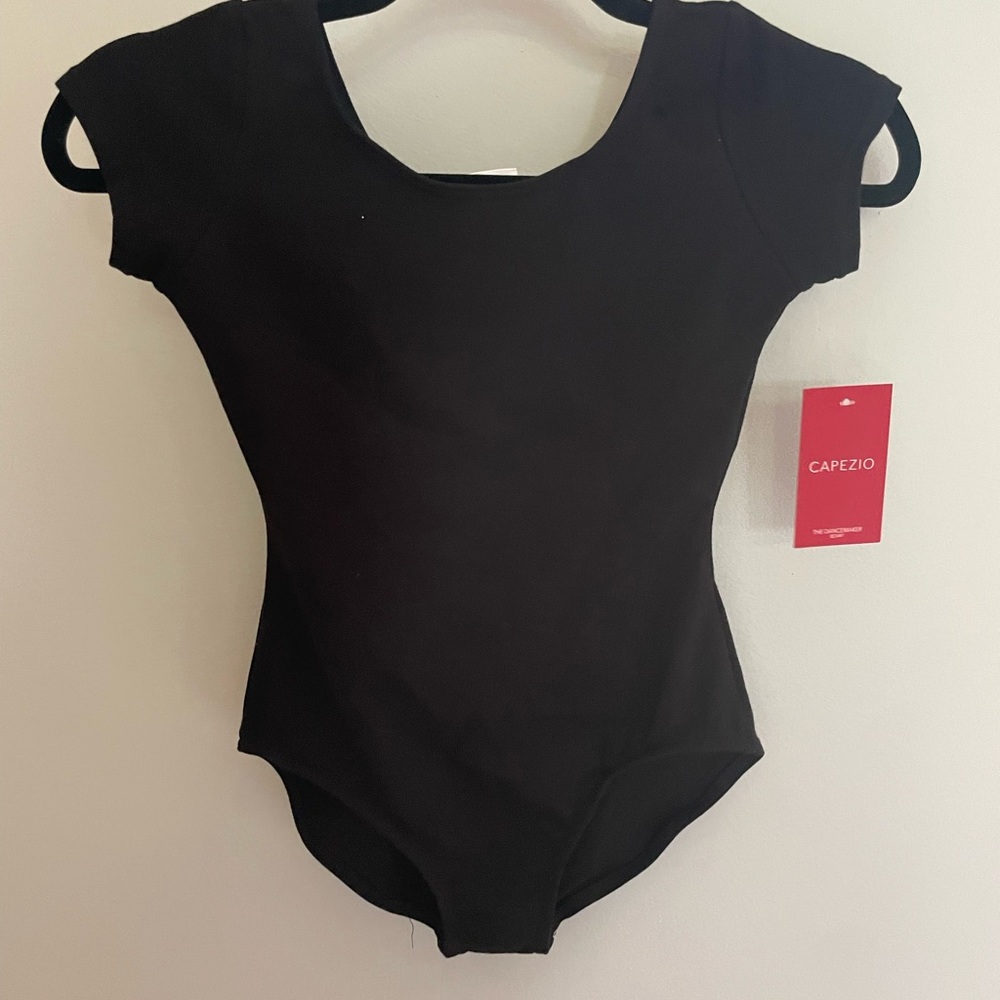 Capezio Girl’s Black Leotard CC400C
